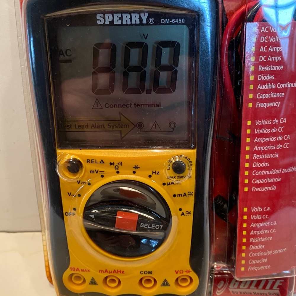 NIP Sperry Instruments Digital Multimeter #DM6450 - Picture 4 of 7